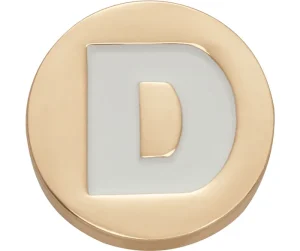 Gold Letter D