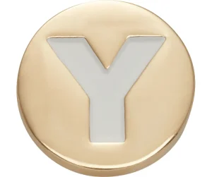 Gold Letter Y