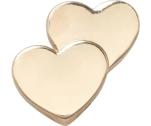 Gold Double Heart