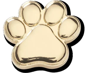 Gold Dog Paw