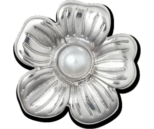 Silver Monochrome Daisy 2