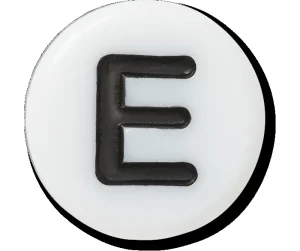 Tiny Friendship Letter E