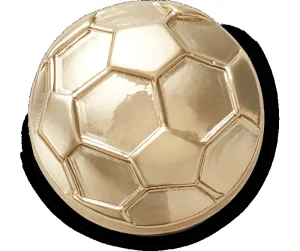 Tiny Gold Soccerball