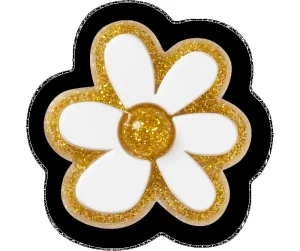 Gold and White Floral