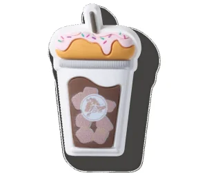 Iced Coffee and Donut