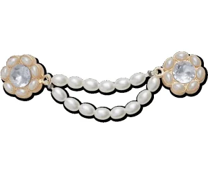 Double Silver Jewel Chain