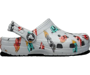 Toddler Classic Race Cars Graphic Clog