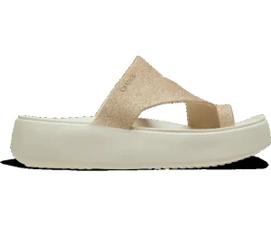 Getaway Platform Glitter Toe Loop