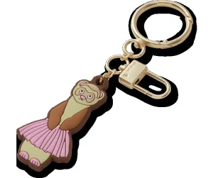 Ferret in a Tutu Bag Charm