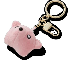 Plush Teddy Face Bag Charm