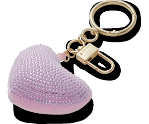 Plush Gem Heart Bag Charm